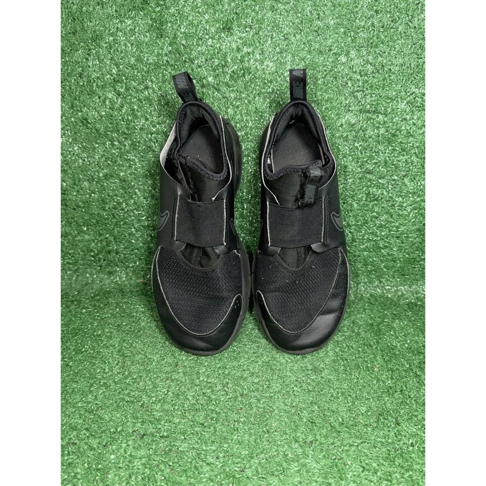 Nike Kids Youth Size 6Y Flex Runner Black Running Shoes Comfy Slip On Sneakers